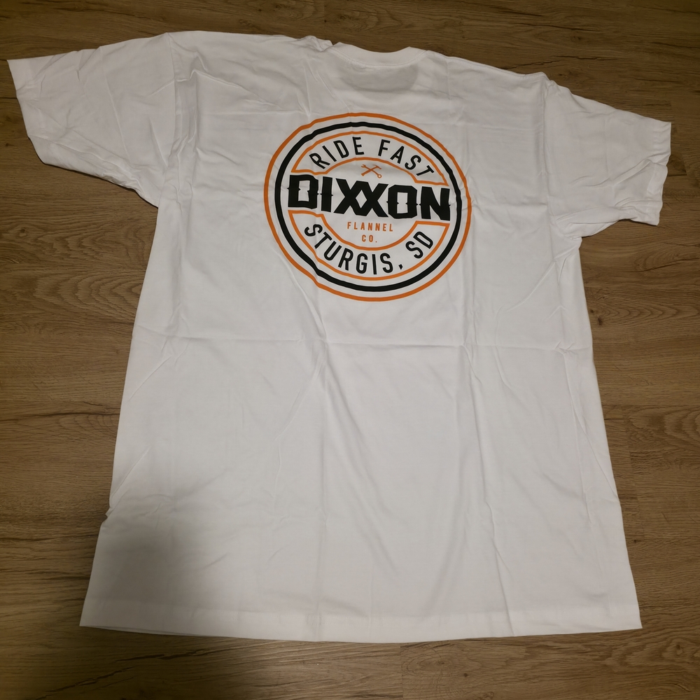 Dixxon Flannel Co. Sturgis Ride Fast Corpo White Graphic T-Shirt, Size 3XL Tee